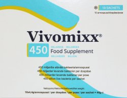 Vivomixx dospåsar förpackning probiotika